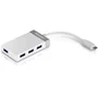 Trendnet TUC-H4E Hub USB Tipo-C de 4 puertos USB 3.0, Blanco y Gris